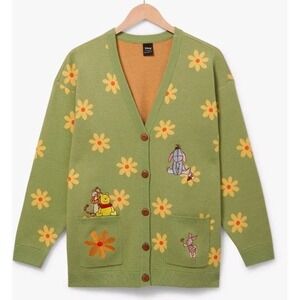Her Universe Disney Winnie The Pooh & Friends Daisy Florals Womens XL Cardigan